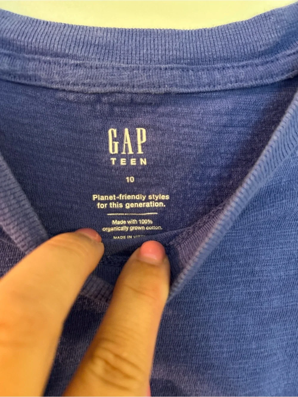 Girls’ 10 GAP Short Sleeve Pocket Tee